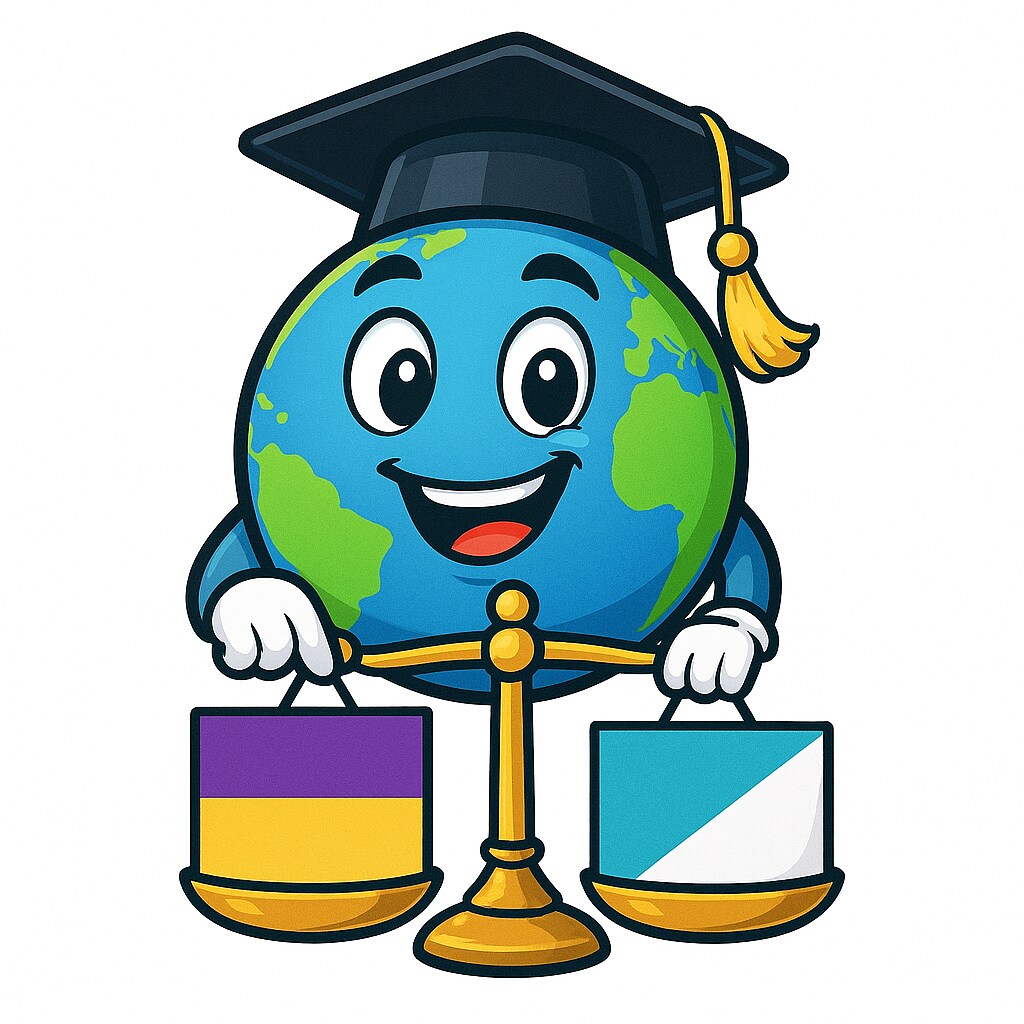 CapQuiz comparison mascot